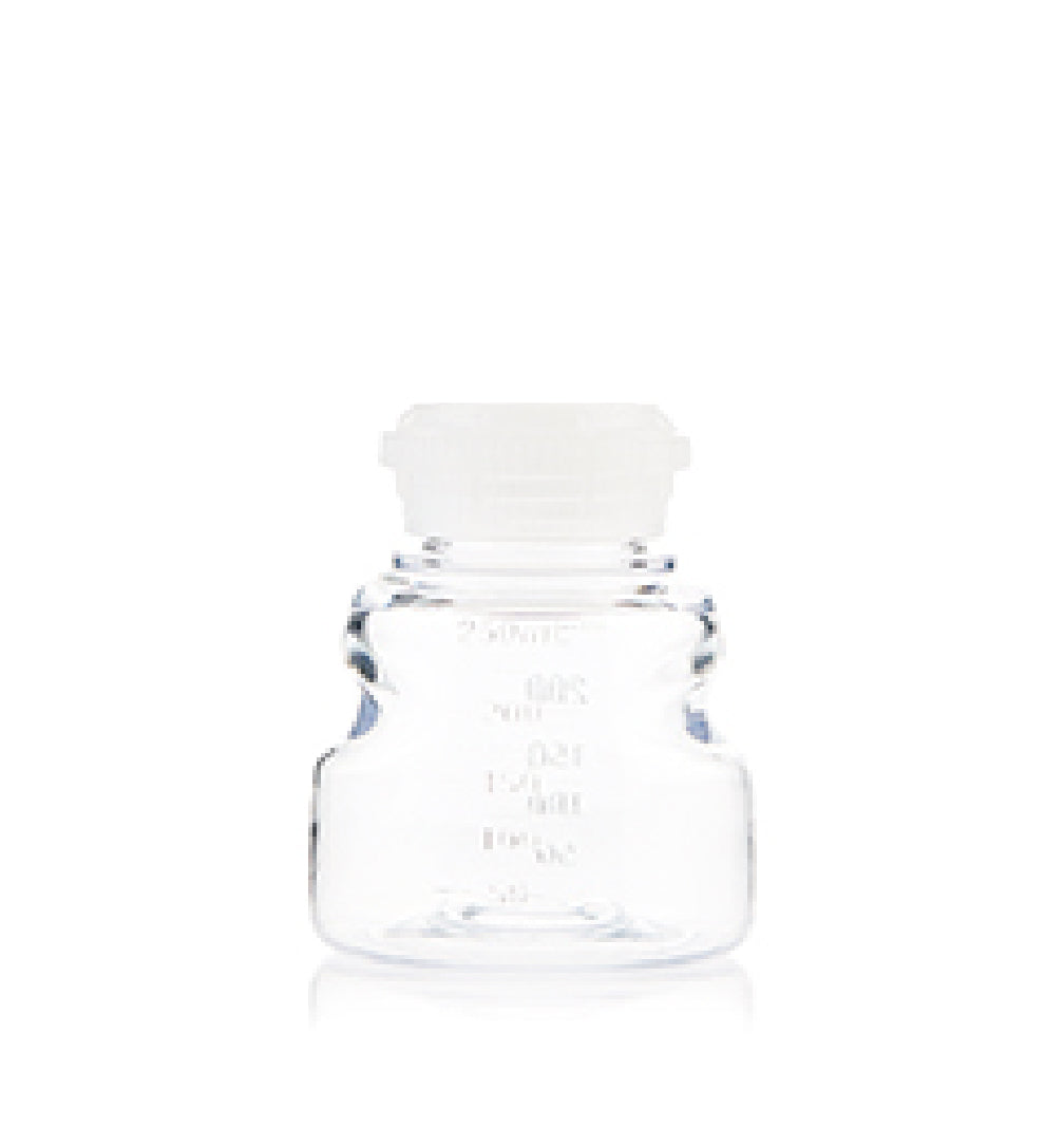 EZBio®pure TR Bottle, PETG, 250mL, GL45 Neck with Cap, Sterile