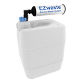 EZWaste® UN/DOT Filter Kit, VersaCap® 51S, 6 ports for 1/16" OD Tubing with 10L Container