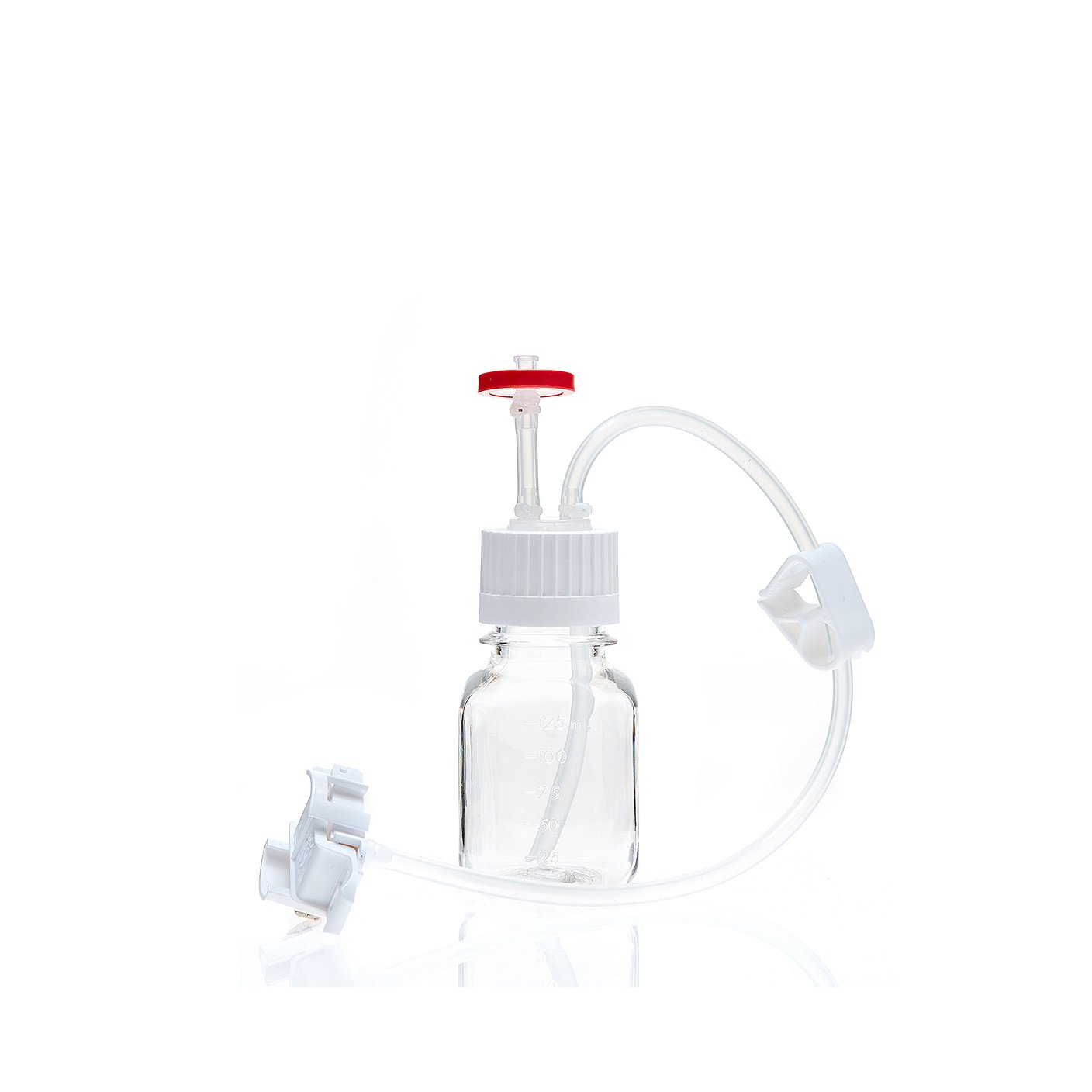 EZBio® MTO 125mL Bottle Assembly, 38-430 VersaCap®, 10/cs