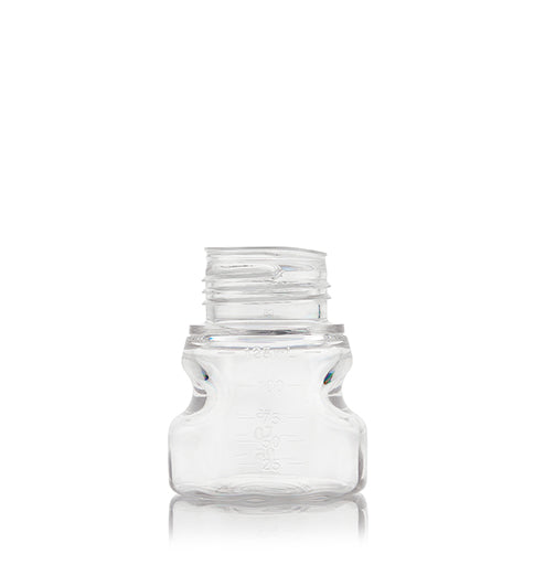 EZBio®pure TR Bottle, PETG, 125mL, GL45 Neck with No Cap, Non-Sterile