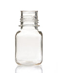 EZBio® Square Bottle, 125mL, PETG, Non-Sterile, 38-430mm Neck, No Cap, 24/pk