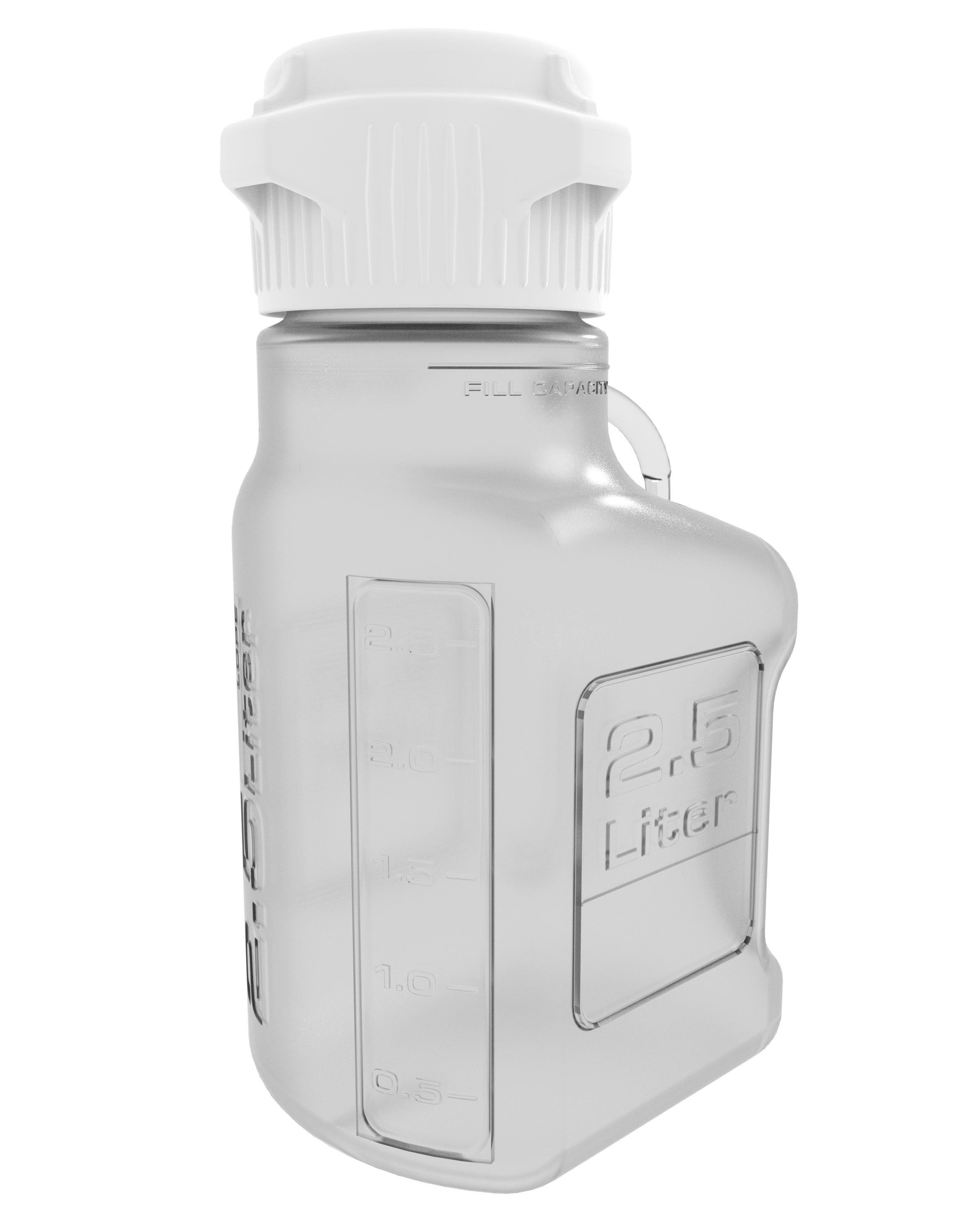 EZBio® Carboy, Polycarbonate (PC), 2.5L, No Spigot, VersaCap® 83B, Double Bagged, Non Sterile