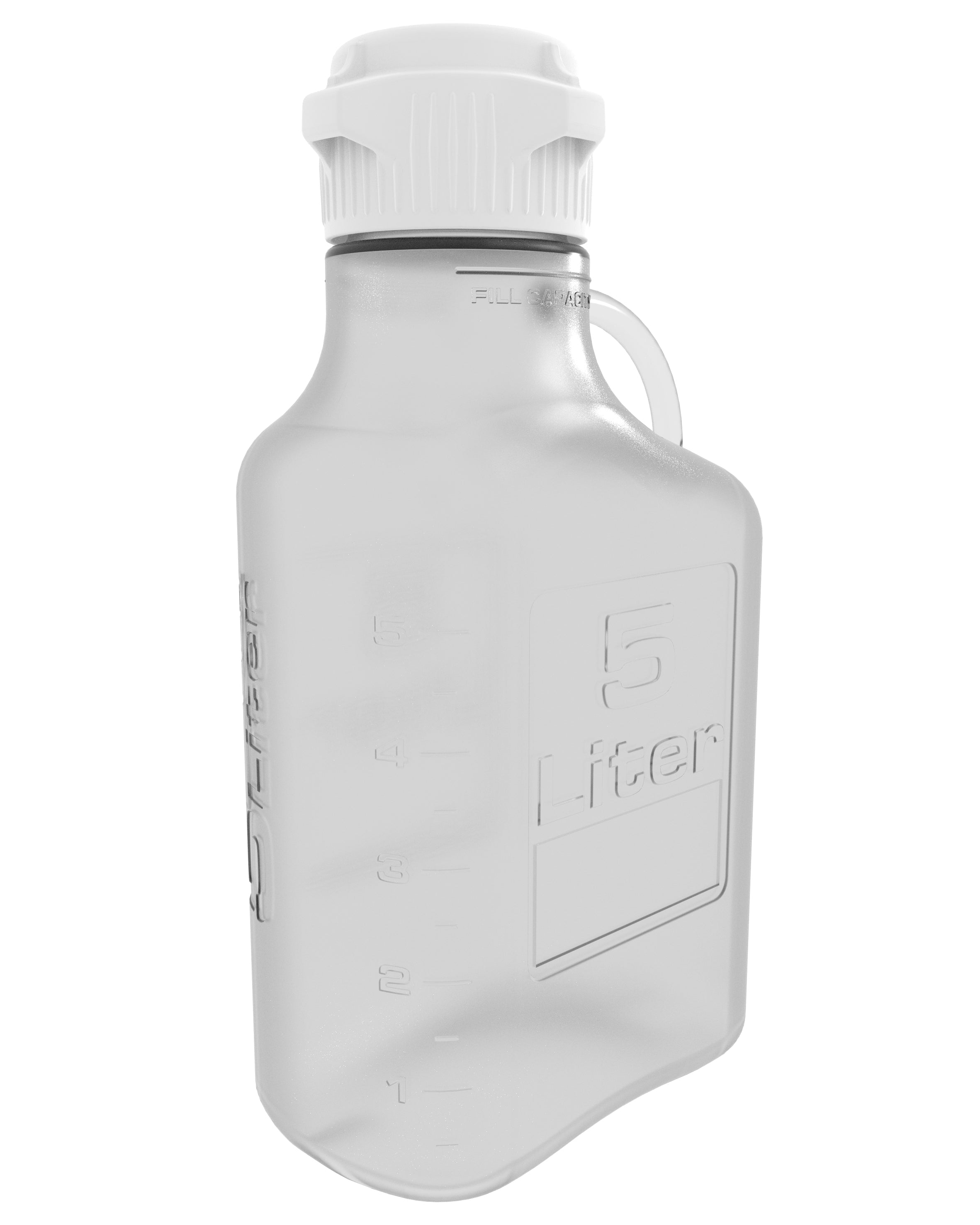 EZBio® Carboy, PETG, 5L, No Spigot, VersaCap® 83B, Double Bagged, Non Sterile