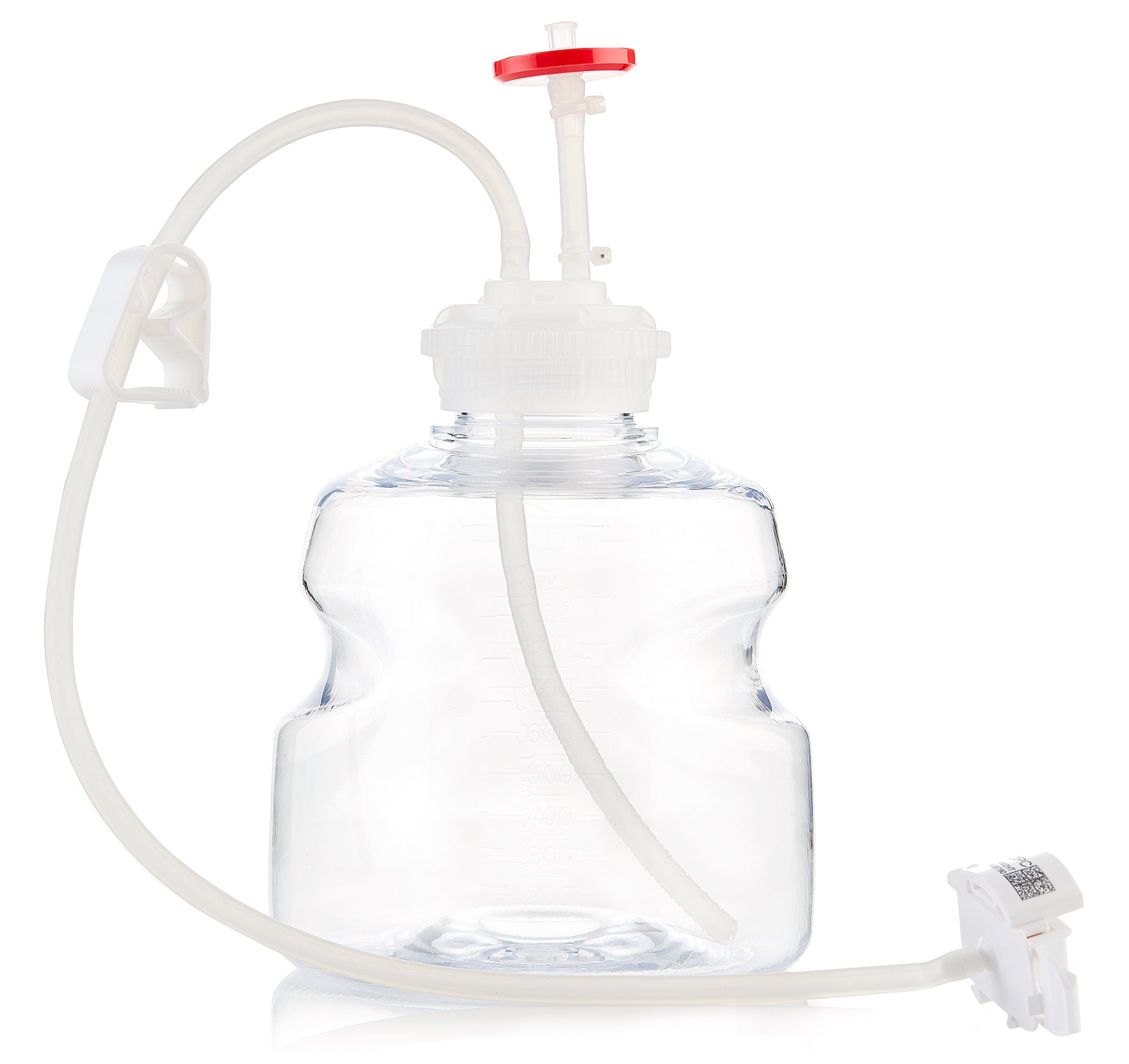 EZBio®pure Titanium Round MTO 1L Bottle Assembly, GL45 VersaCap®, 10/CS
