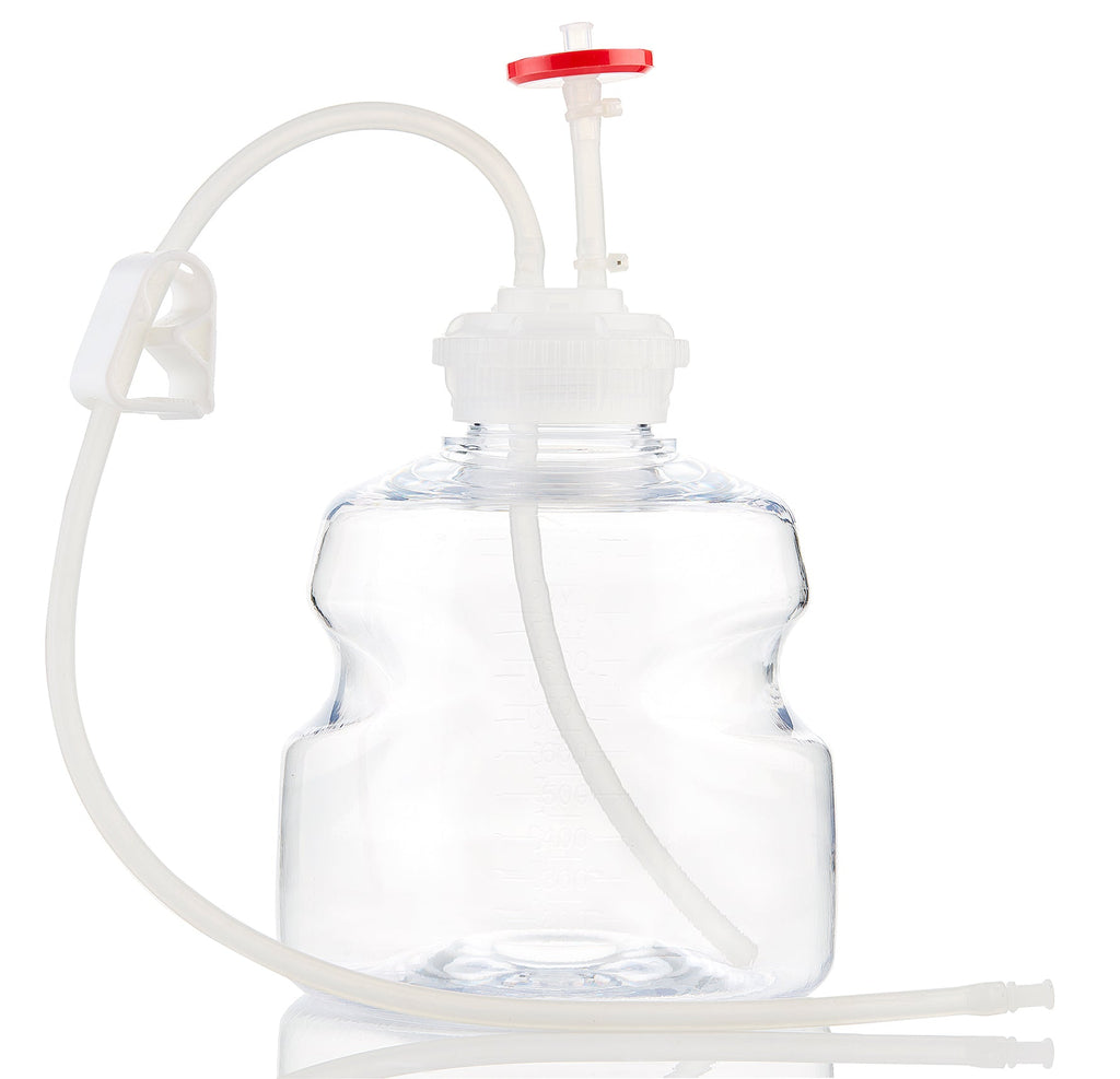 EZBio®pure Titanium Round MTO 1L Bottle Assembly, GL45 VersaCap®, 10/CS