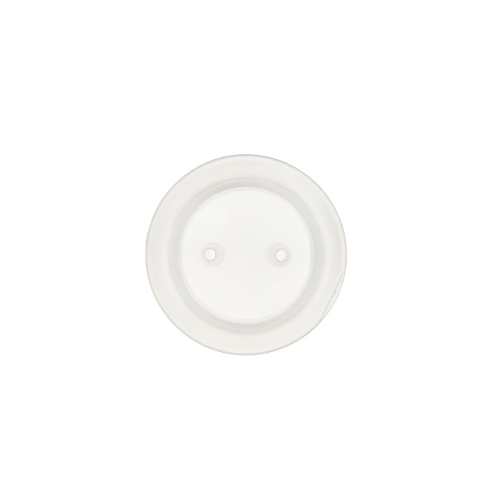 EZBio® GL45 Open Cap & Molded 2x 1/8" HB, Natural PP for Glass Bottles