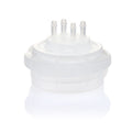 EZBio® GL45 Open Cap & Molded 4x 1/8" HB, Natural PP for Glass Bottles