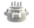 Open Top VersaCap® 83B with Molded 4x 1/4" HB Adapter
