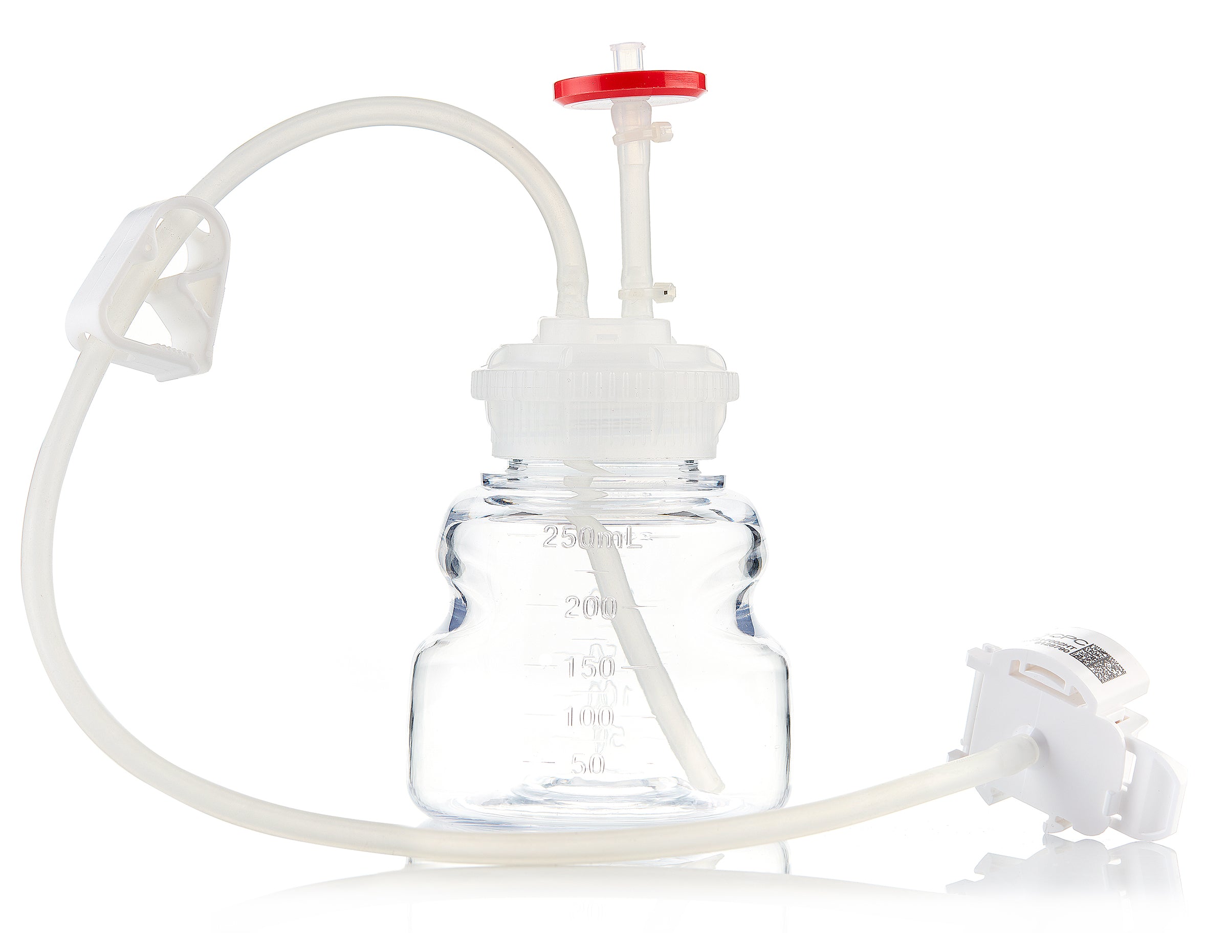 EZBio®pure Titanium Round MTO 250mL Bottle Assembly, GL45 VersaCap®, 10/CS