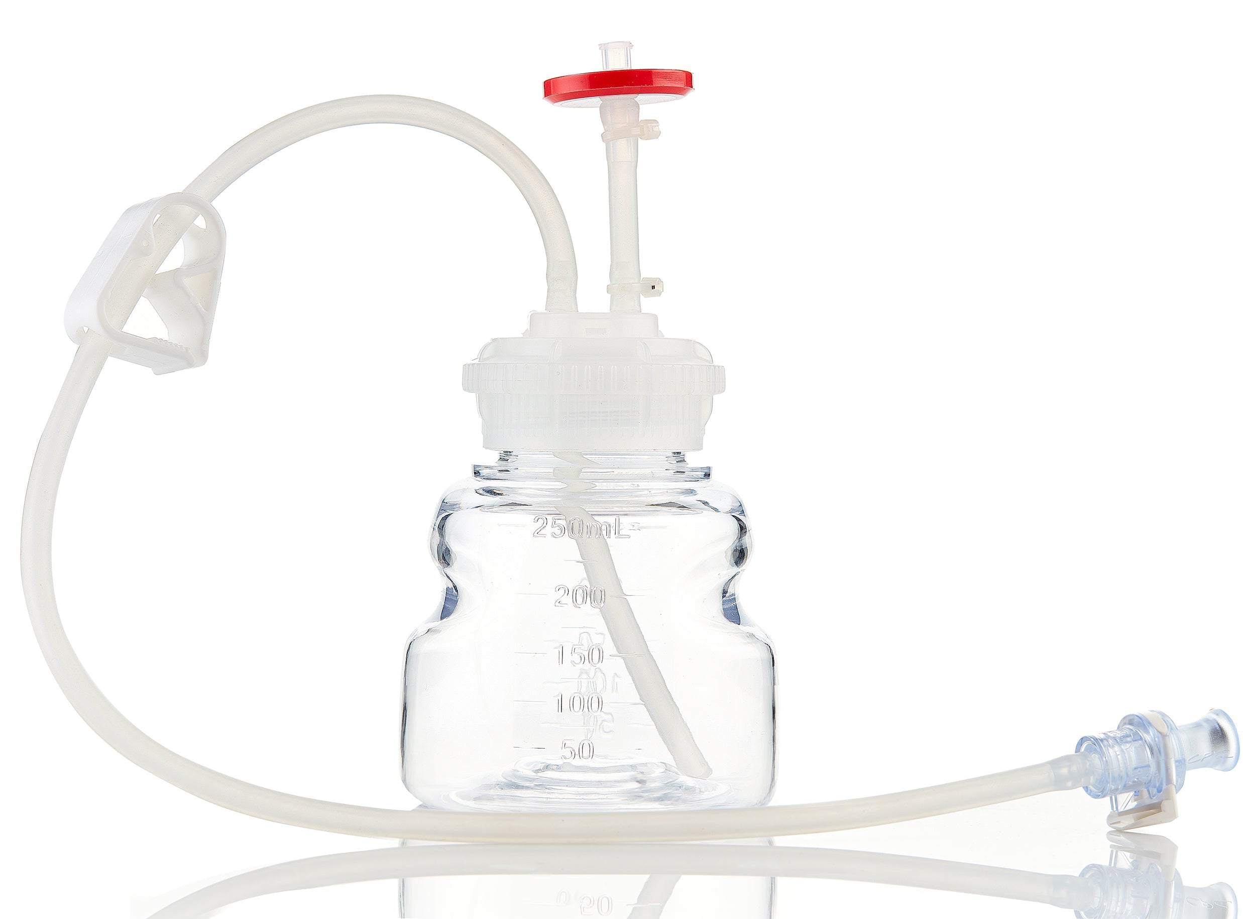 EZBio®pure Titanium Round MTO 250mL Bottle Assembly, GL45 VersaCap®, 10/CS