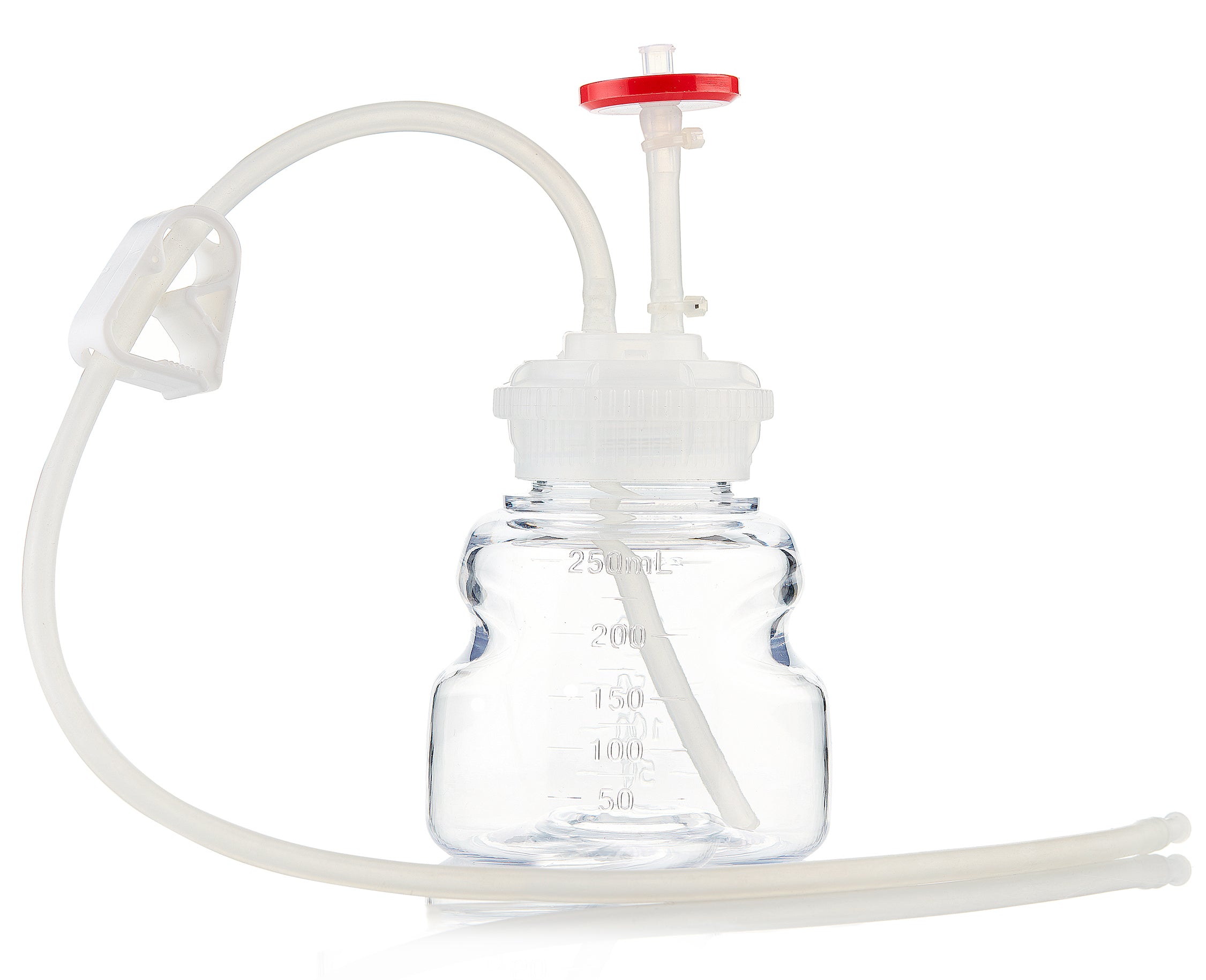 Foxx Life Sciences EZBiopure Titanium Round MTO bottle assembly with versacap