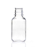 EZBio® Square Bottle, 250mL, Polycarbonate (PC), Non-Sterile, 38-430mm Neck, No Cap, 24/pk