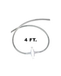 EZBio Vactrap S ™ Tubing Extension for Plastic Bottles, 4 ft., w/ 0.2?m Polytetrafluoroethylene (PTFE) Vent Filter, Sterile