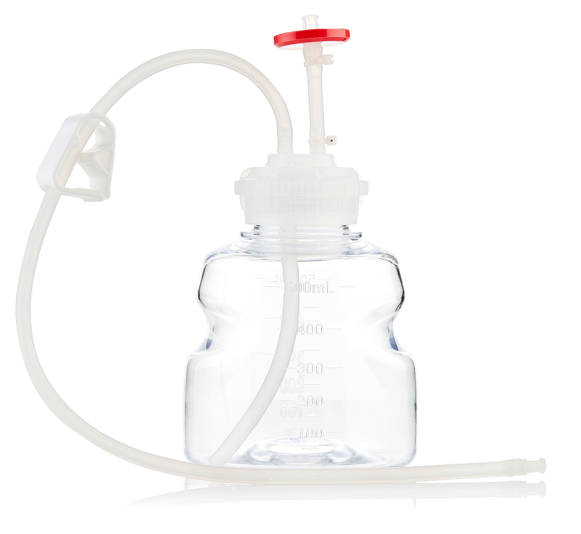 EZBio®pure Titanium Round MTO 500mL Bottle Assembly, GL45 VersaCap®, 10/CS