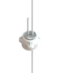 EZBio® Over Molded Silicone Cap System with VersaCap® 53B for 2000mL Bottle 1/EA