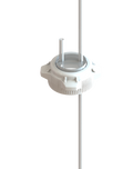 EZBio® Over Molded Silicone Cap System with VersaCap® 83B for 4L HD Bottle and 2.5L Rectangular Carboy 1/EA