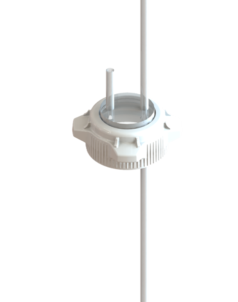 EZBio® Over Molded Silicone Cap System with VersaCap® 83B for 20L Rectangular Carboy 1/EA
