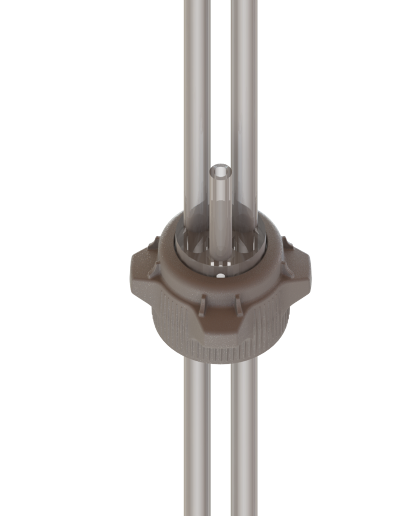 EZBio® Over Molded Silicone Cap System with VersaCap® 83B for 4L HD Bottle and 2.5L Rectangular Carboy 1/EA