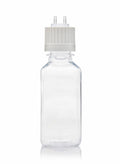 EZBio® TS Bottle Assy, PETG, 125mL, Versacap White 38-430 w/ 2x1/8" HB w/o Tubing, NS, 10/CS