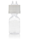 EZBio® TS Bottle Assy, PETG, 60mL, Versacap White 38-430 w/ 2x1/4" HB 1x1/8" HB w/o Tubing, NS-10/CS