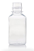 Single-use square media bottles for buffer and media storage; space saving and efficient