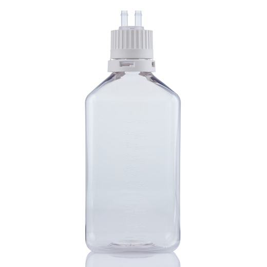 EZBio® TS Bottle Assy, PETG, 1000mL, Tamper Evident VersaCap White 38-430 w/o Tubing, NS, 10/CS | img_4 | Foxx Life Sciences Global | shopfls.com