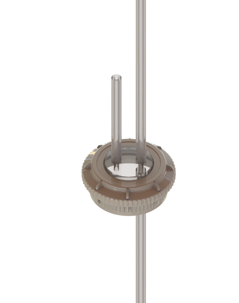 EZBio® Over Molded Silicone Cap System with VersaCap® GL45 for 1000mL Bottle 5/CS