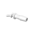 1/8" x 1/8" x 1/4" Reduction Y Connector, Natural Kynar (PVDF)