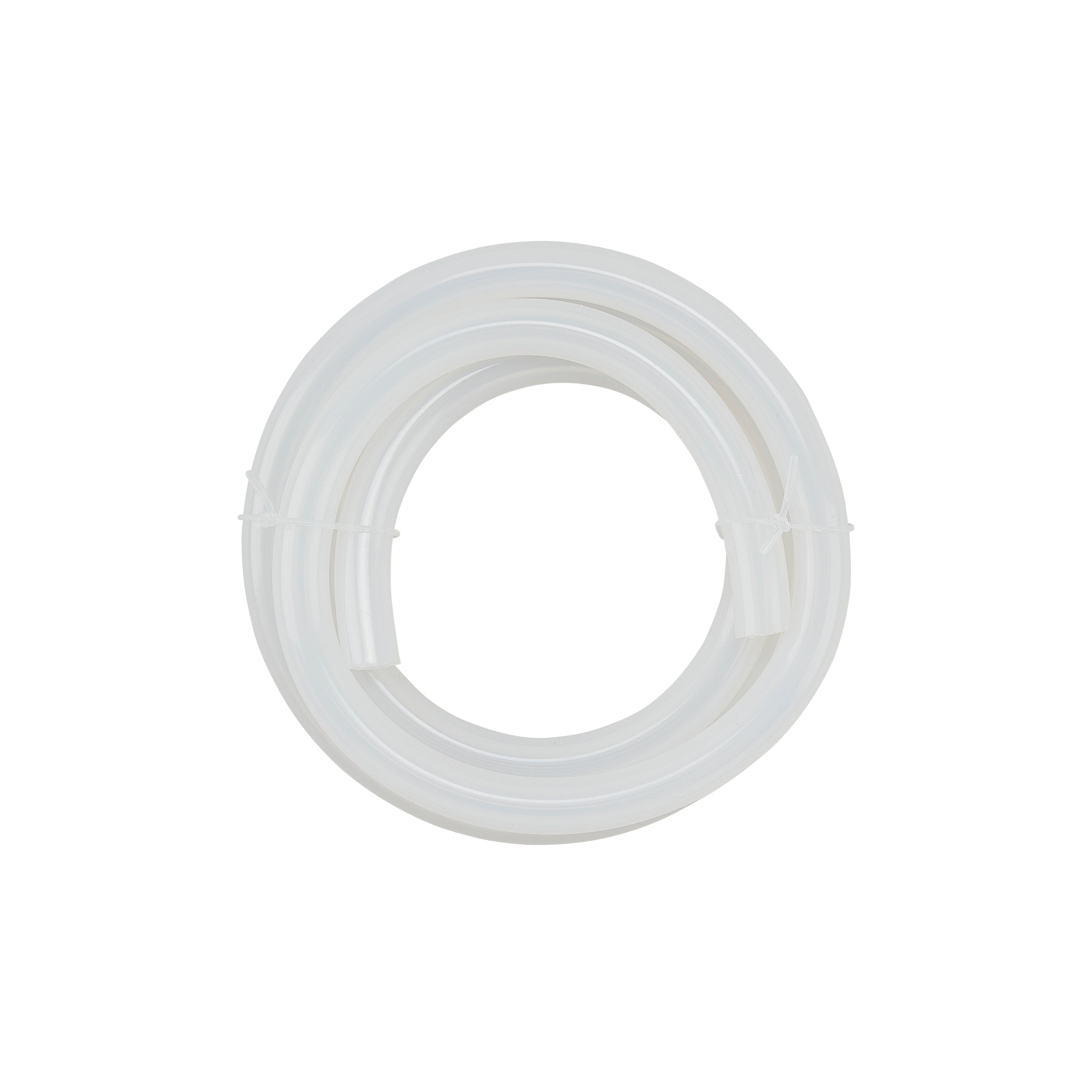 EZBio®pure Platinum cured silicone Transparent Tube 10mm (25/64") ID X14mm (35/64") OD