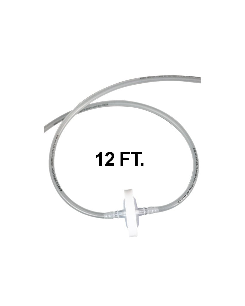 Vactrap™ G Tubing Extension for Glass Bottles, 12 feet (12'), with 0.2 µm PTFE Inline Vent Filter, 1/EA | img_1 | Foxx Life Sciences Global | shopfls.com